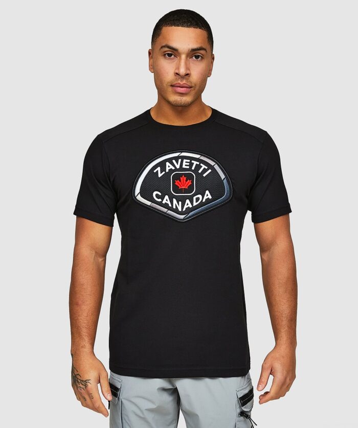 Zavetti Canada Botticini 2 Tone 2.0 T Shirt Black